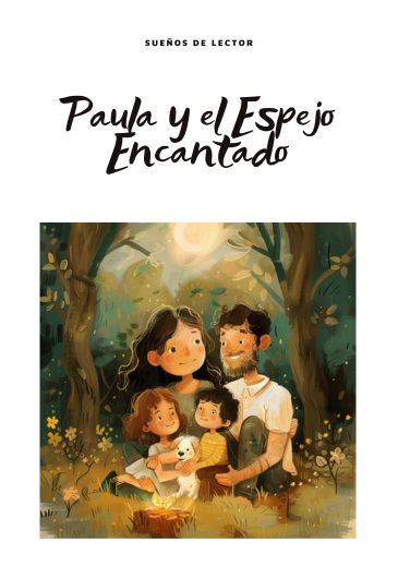 Portada cuento personalizado Paula